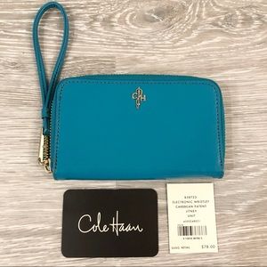 Cole Haan - Turquoise Jitney Wristlet Clutch